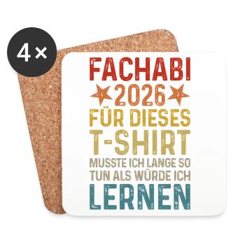 Fachabi 2026 - Coasters (set of 4) - white - Front