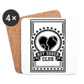 Men's Free Club - Coasters (set of 4) - white - Front