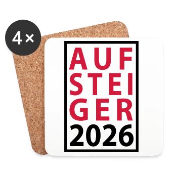Promoted 2026 Promotion - Coasters (set of 4) - white - Front