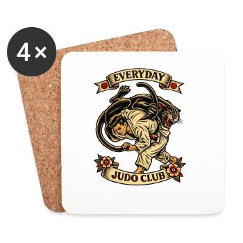 Everyday Judo Club - Coasters (set of 4) - white - Front