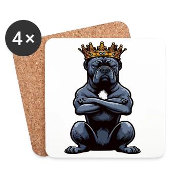 Cane Corso Cane Corsos Corso halter Corso Besitzer - Untersetzer (4er-Set) - Weiß - Vorne
