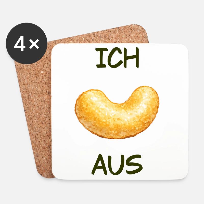 Ich Flipp Aus - Untersetzer (4er-Set) - Weiß