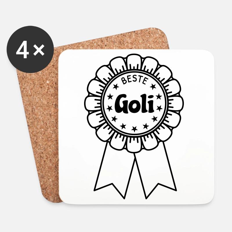 Best Goli - Coasters (set of 4) - white