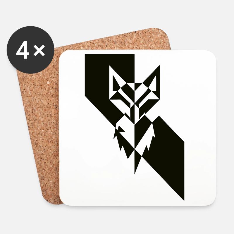 Vulpa INSTINCT - Untersetzer (4er-Set) - Weiß