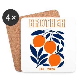 Brother 2025 - Coasters (set of 4) - white - Front