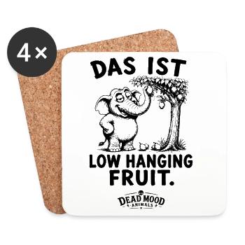 Business Buzzword Humor | Sarkasmus Geschenk Büro - Untersetzer (4er-Set) - Weiß - Vorne