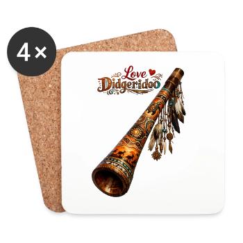 Adore Dedgeredoo 1 - Dessous de verre (lot de 4) - blanc - Devant