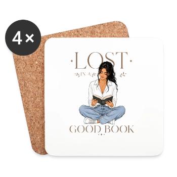 Livres Livres Amour de la lecture - Dessous de verre (lot de 4) - blanc - Devant