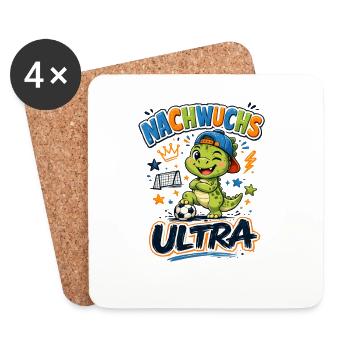 Nachwuchs Ultra - Untersetzer (4er-Set) - Weiß - Vorne