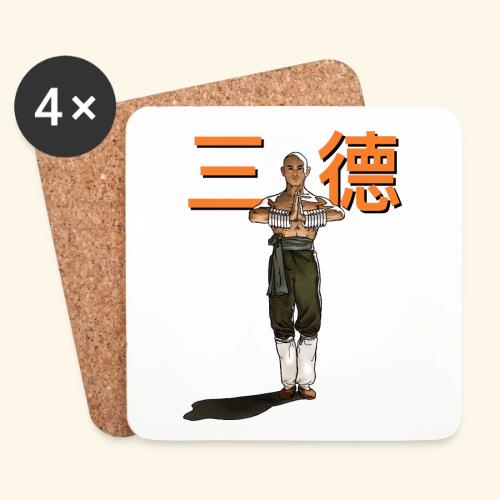Gordon Liu - San Te - Moine (Officiel) 9 points - Dessous de verre (lot de 4)