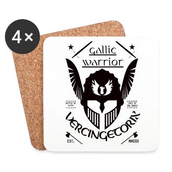 Vercingetorix the prince and general of Gaul - Coasters (set of 4) - white - Front