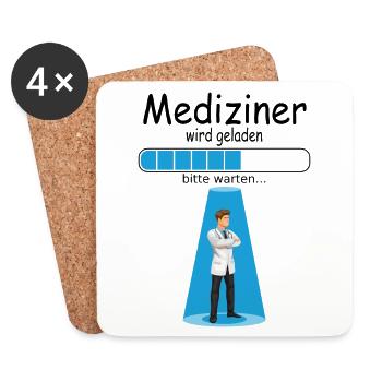 Medizin Studienbeginn für Student Baby - Untersetzer (4er-Set) - Weiß - Vorne