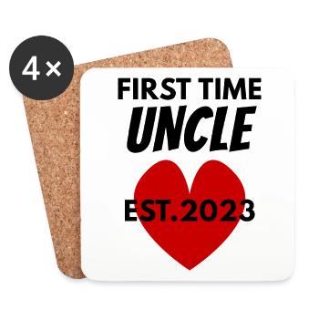 Uncle 2023 - Coasters (set of 4) - white - Front