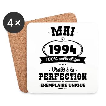 30th Anniversary - May 1994 Perfection - Coasters (set of 4) - white - Front
