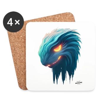 Dodger One - Dessous de verre (lot de 4) - blanc - Devant
