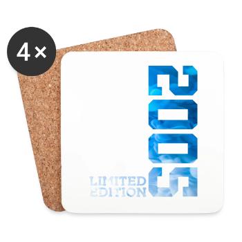 21ST BIRTHDAY LIMITED EDITION 2005 - Coasters (set of 4) - white - Front