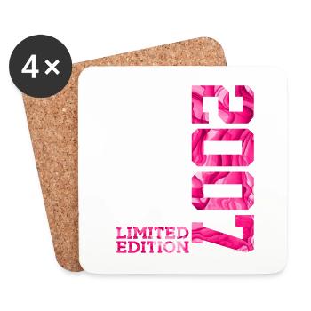 19TH BIRTHDAY PINK LIMITED EDITION 2007 - Coasters (set of 4) - white - Front