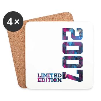 19TH BIRTHDAY 19 YEARS LIMITED EDITION 2007 - Coasters (set of 4) - white - Front