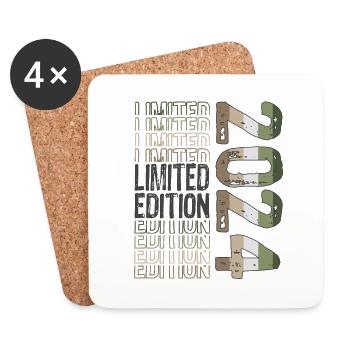 Edition limitée depuis 2024 Anniversaire Millésime 2024 - Dessous de verre (lot de 4) - blanc - Devant