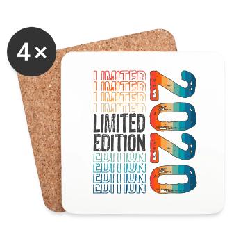 Edition limitée depuis 2020 Anniversaire Millésime 2020 - Dessous de verre (lot de 4) - blanc - Devant