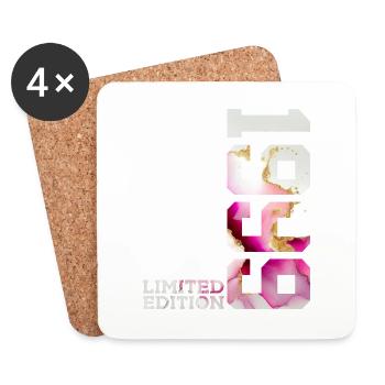 27TH BIRTHDAY 27 YEARS LIMITED EDITION 1999 - Coasters (set of 4) - white - Front