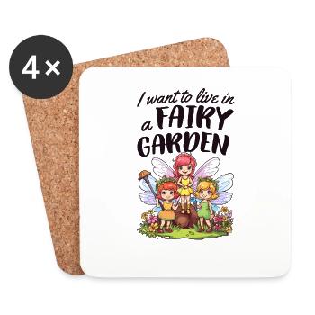 Garden Garden Plants Landscaper Funny - Coasters (set of 4) - white - Front