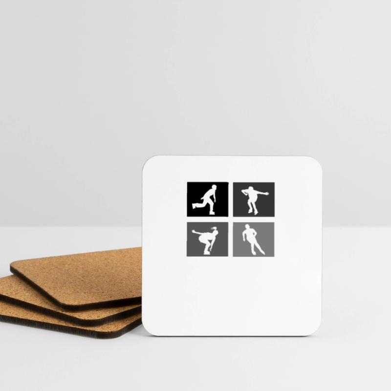 Rollers Rollers Rollers Rollers Dessous de verre (lot de 4)