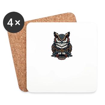 Bird breeder Ornithologist Bird watcher - Coasters (set of 4) - white - Front