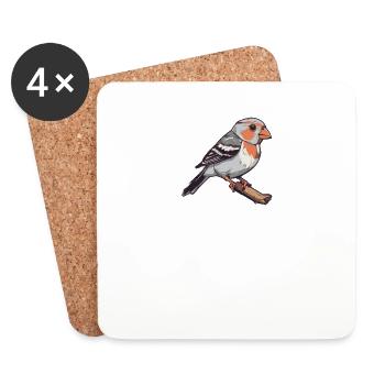 Bird breeder Ornithologist Bird watcher - Coasters (set of 4) - white - Front