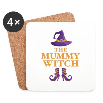 La Momie Sorcière - Dessous de verre (lot de 4) - blanc - Devant