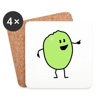 quince - Coasters (set of 4) - white - Front