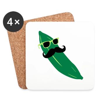 MoCumber - Untersetzer (4er-Set) - Weiß - Vorne