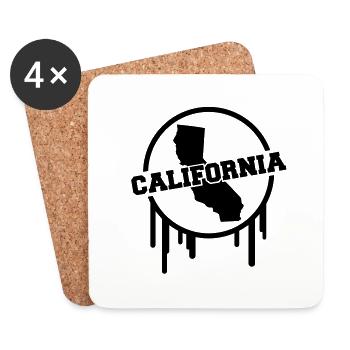 california_world_design_co1 - Untersetzer (4er-Set) - Weiß - Vorne