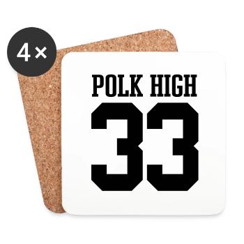 Polk High 33 - Untersetzer (4er-Set) - Weiß - Vorne