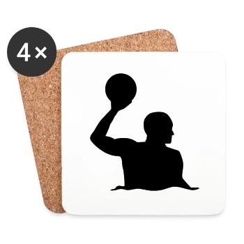Water polo - Coasters (set of 4) - white - Front