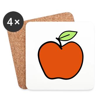 apple1 - Untersetzer (4er-Set) - Weiß - Vorne
