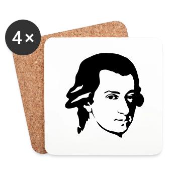 Mozart - Coasters (set of 4) - white - Front