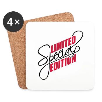 Limited Special Edition Design - Dessous de verre (lot de 4) - blanc - Devant
