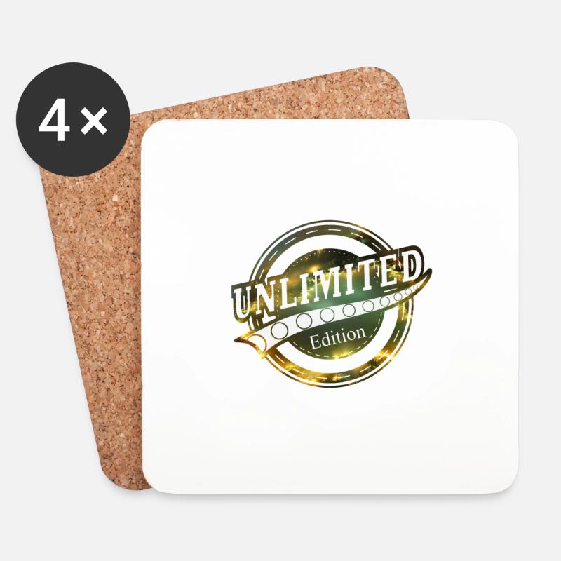 unlimited edition - Untersetzer (4er-Set) - Weiß