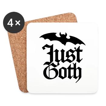 Just Goth - Untersetzer (4er-Set) - Weiß - Vorne