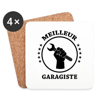 Best Garagist - Coasters (set of 4) - white - Front
