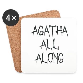 agatha all along - Dessous de verre (lot de 4) - blanc - Devant