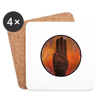 Hunger Games - Untersetzer (4er-Set) - Weiß - Vorne