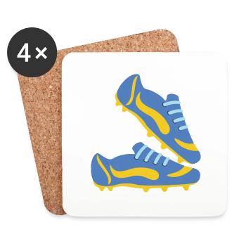 Football Shoes - Coasters (set of 4) - white - Front
