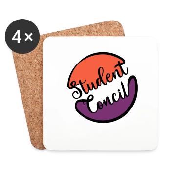 Student Concil - Coasters (set of 4) - white - Front