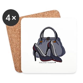 Fashion - Untersetzer (4er-Set) - Weiß - Vorne