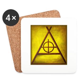 Secret Symbolism - Coasters (set of 4) - white - Front