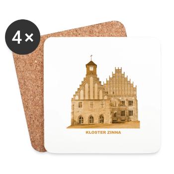 Zinna Kloster Jüterbog Teltow Brandenburg - Untersetzer (4er-Set) - Weiß - Vorne