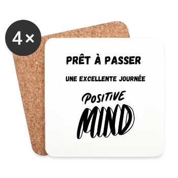 Ajouter un titre 85 - Dessous de verre (lot de 4) - blanc - Devant