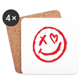 I like you! - Untersetzer (4er-Set) - Weiß - Vorne